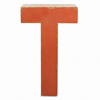 Wooden letter "T"
