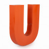 Metal letter "U"