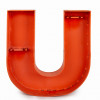 Metal letter "U"