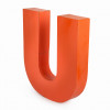 Metal letter "U"