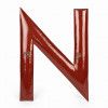 Smaltované písmeno "N"