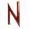 Enameled letter "N"
