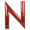 Enameled letter "N"