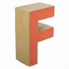 Wooden letter "F"