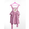 Children's dress with removable embroidery