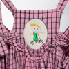 Children's dress with removable embroidery