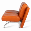 Leather armchair Moroso